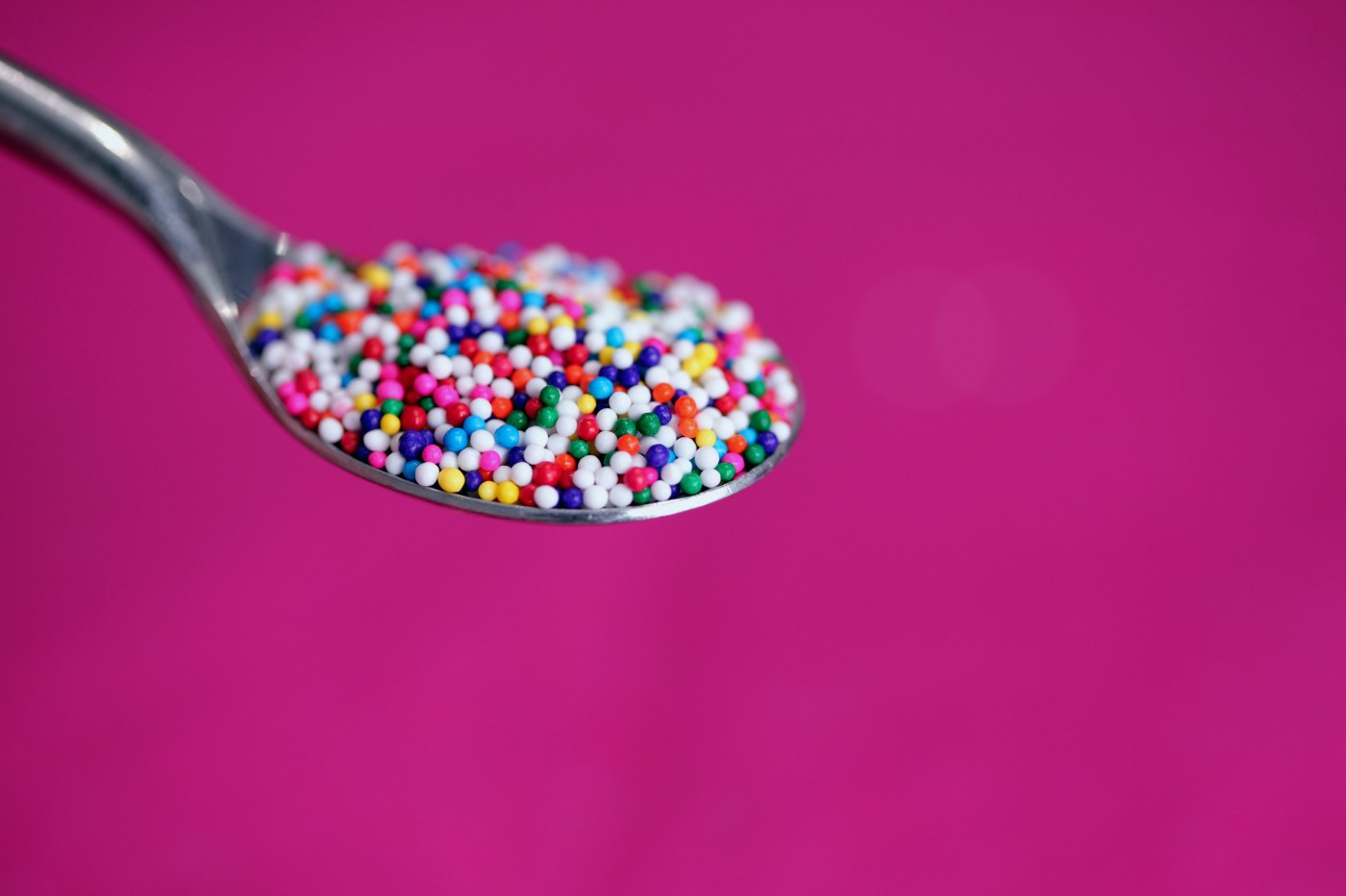 A spoon with little dots